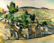 Paul Cezanne - Hillside in Provence